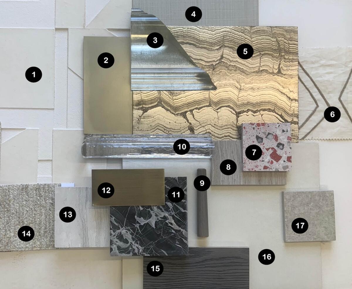 A flat lay by Rabih Hage Courtesy of Rabih Hage Architects and Interior Designers