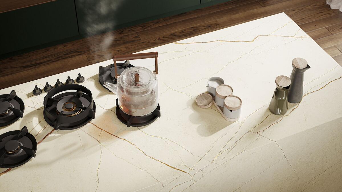 Isobellia porcelain surface by Caesarstone