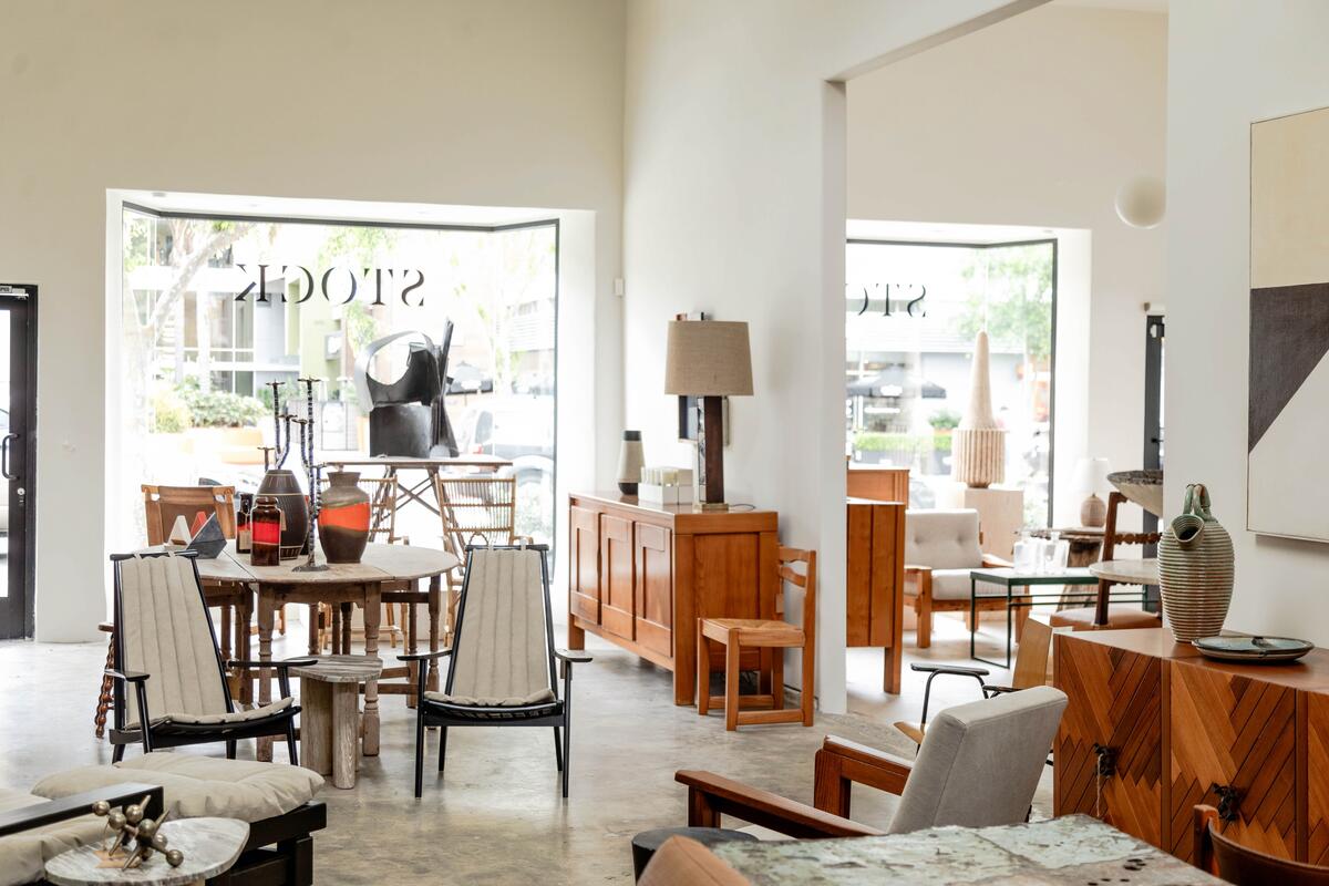 Stock Studio, helmed by interior designer Stephan Jones, debuted a concept store in Los Angeles