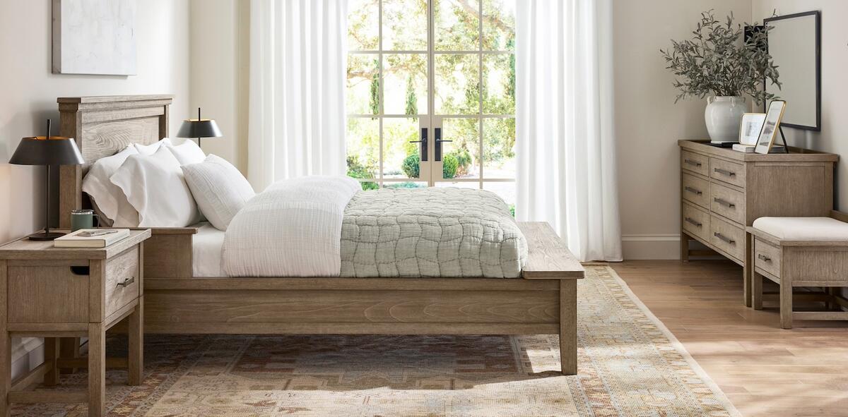 Pottery Barn’s Farmhouse bed by Michael Graves Design