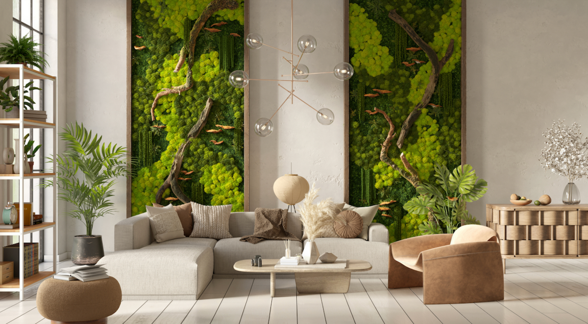 Walls showcasing Riva Spain’s Moss