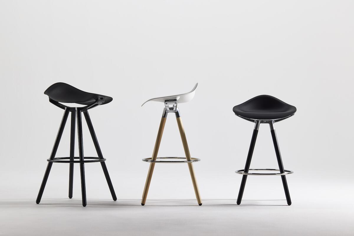 Humanscale’s Sedeo stools by Don Chadwick