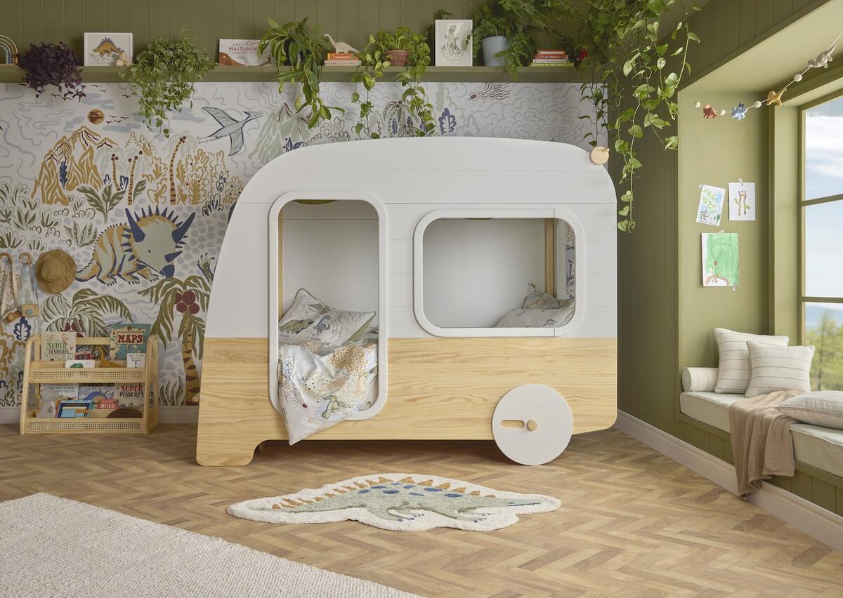 Selections from Nestig’s kids collection, including the Camper bed 