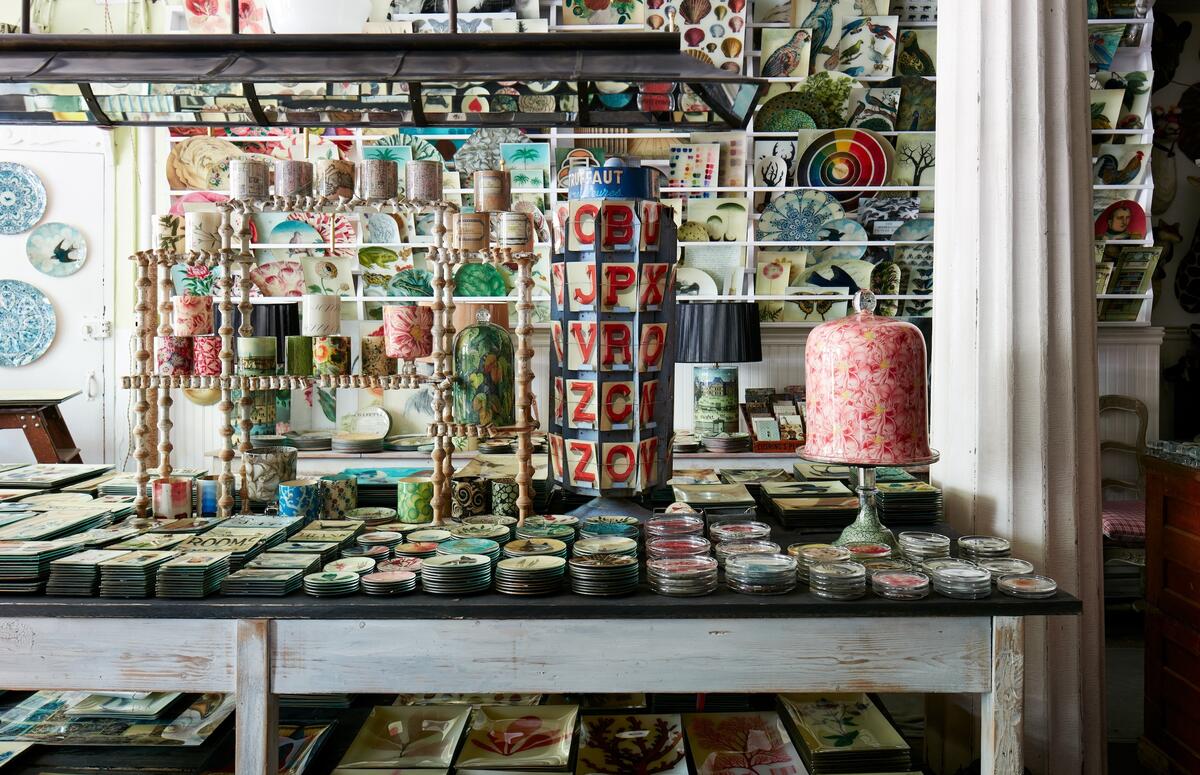 Known for his decoupage, Derian has been in the same East Village location for nearly 30 years