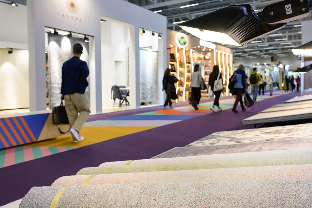 The carpet & rug hall at Heimtextil in January. Next year, the fair will feature three halls dedicated to the category