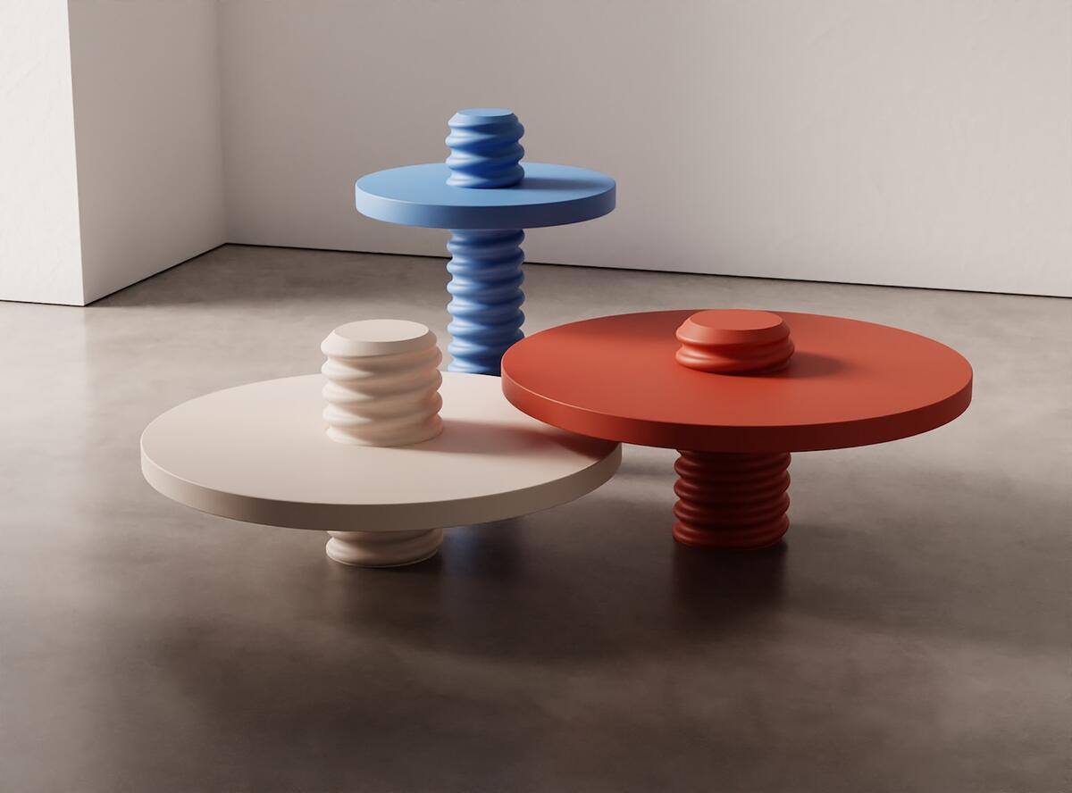 This designer crafts sophisticated, reconfigurable pieces you can play with