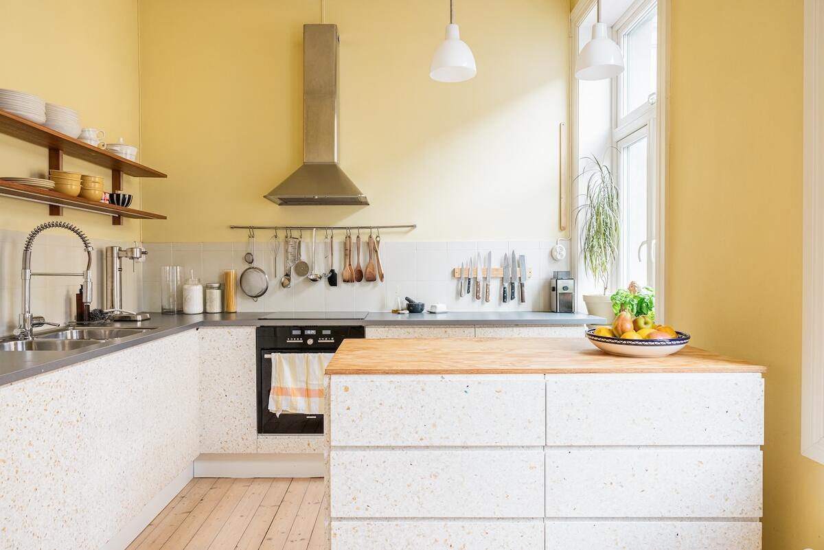 Cabinetry made of Polygood in Marbellous by The Good Plastic Company 