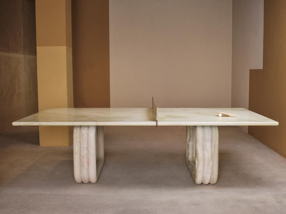 Kelly Wearstler’s Nudo ping-pong table designed in collaboration with Arca