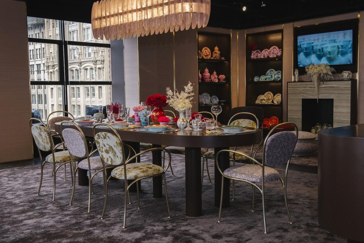 Italian porcelain brand Ginori 1735 unveiled its New York showroom, its first outside of Italy