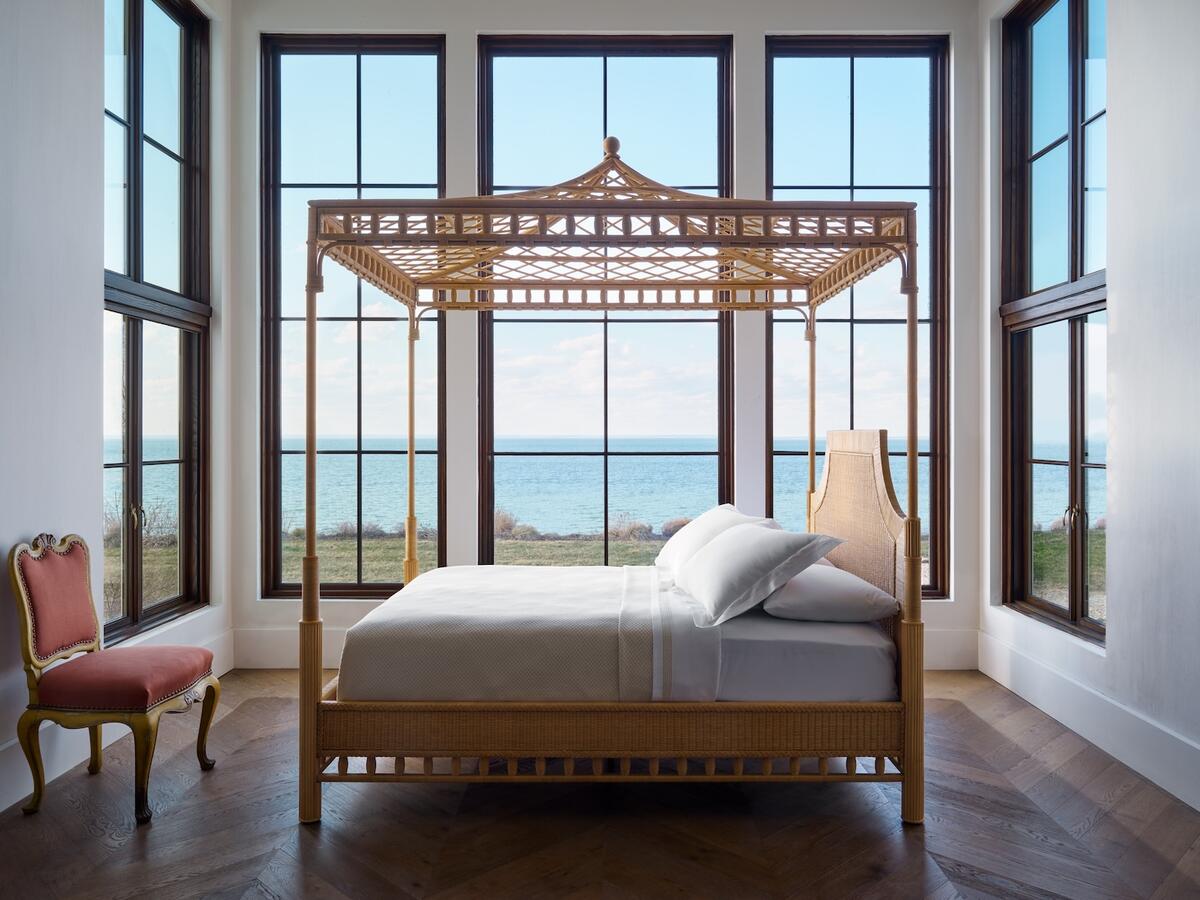 The Trellis canopy bed by Bunny Williams Home The Trellis canopy bed by Bunny Williams Home