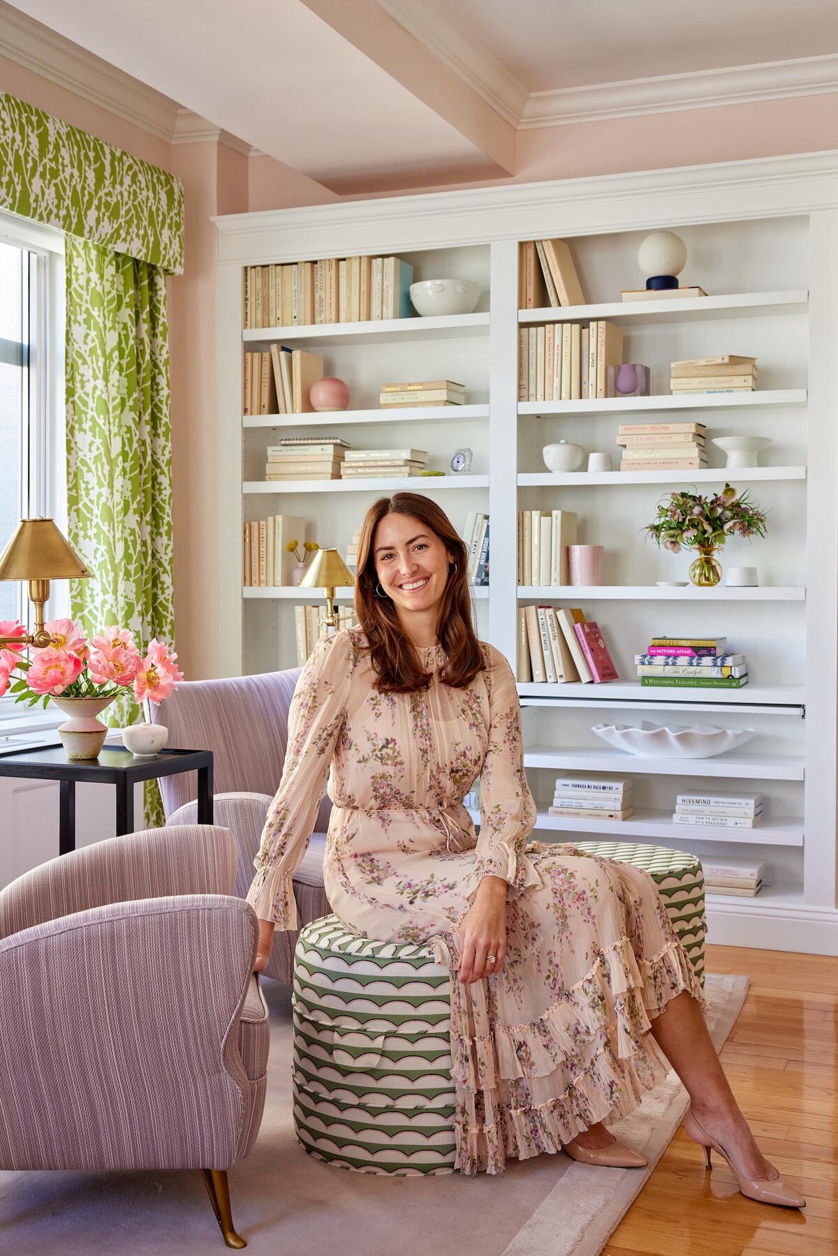 Samantha Stathis-Lynch’s verdant blossoming of embroidered linen, braided jute and floral-painted plates Samantha Stathis-Lynch’s verdant blossoming of embroidered linen, braided jute and floral-painted plates