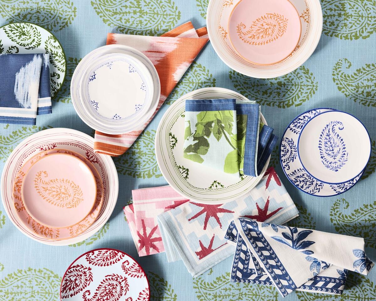 Sprightly styles from Sanderson, Peter Dunham for Hudson Grace, and Ferrick Mason Sprightly styles from Sanderson, Peter Dunham for Hudson Grace, and Ferrick Mason