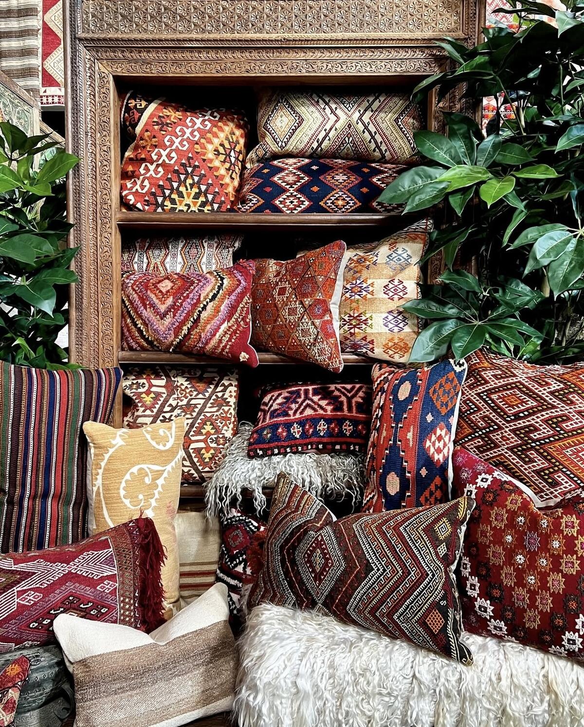 Meg’s favorite category is textiles, specifically pillows Meg’s favorite category is textiles, specifically pillows