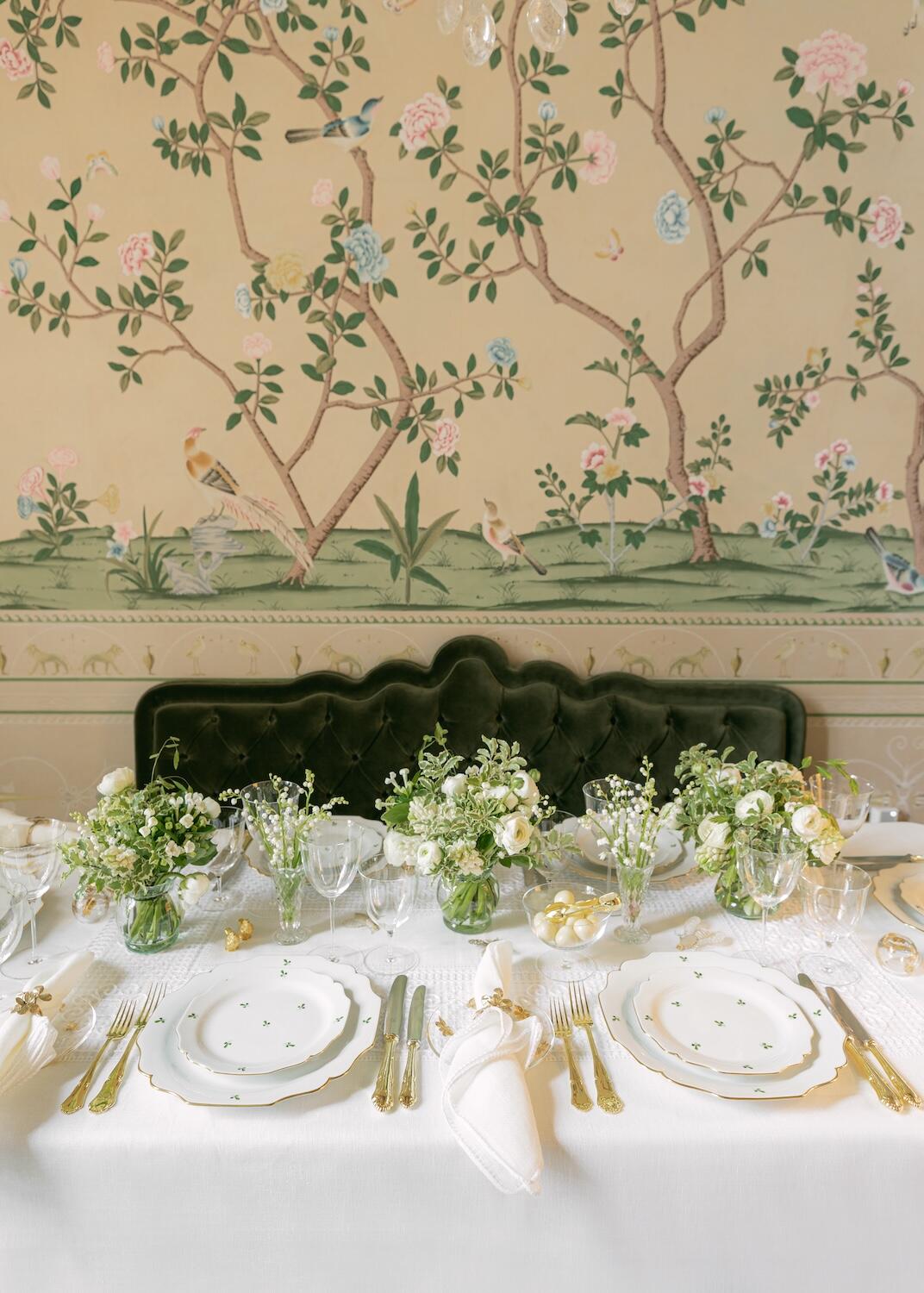 Fromental’s Nonsuch wallcovering in Bonadea 