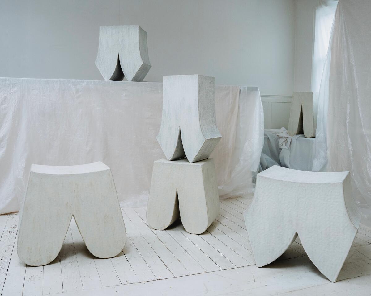 Her most recent collection titled Doux which means “soft” in French Her most recent collection titled Doux which means “soft” in French