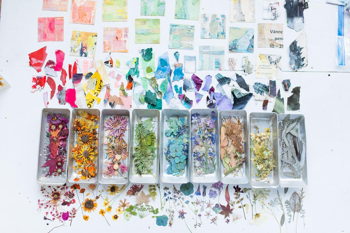 This pressed-flower artist helped craft Taylor Swift’s iconic Grammy Awards dress