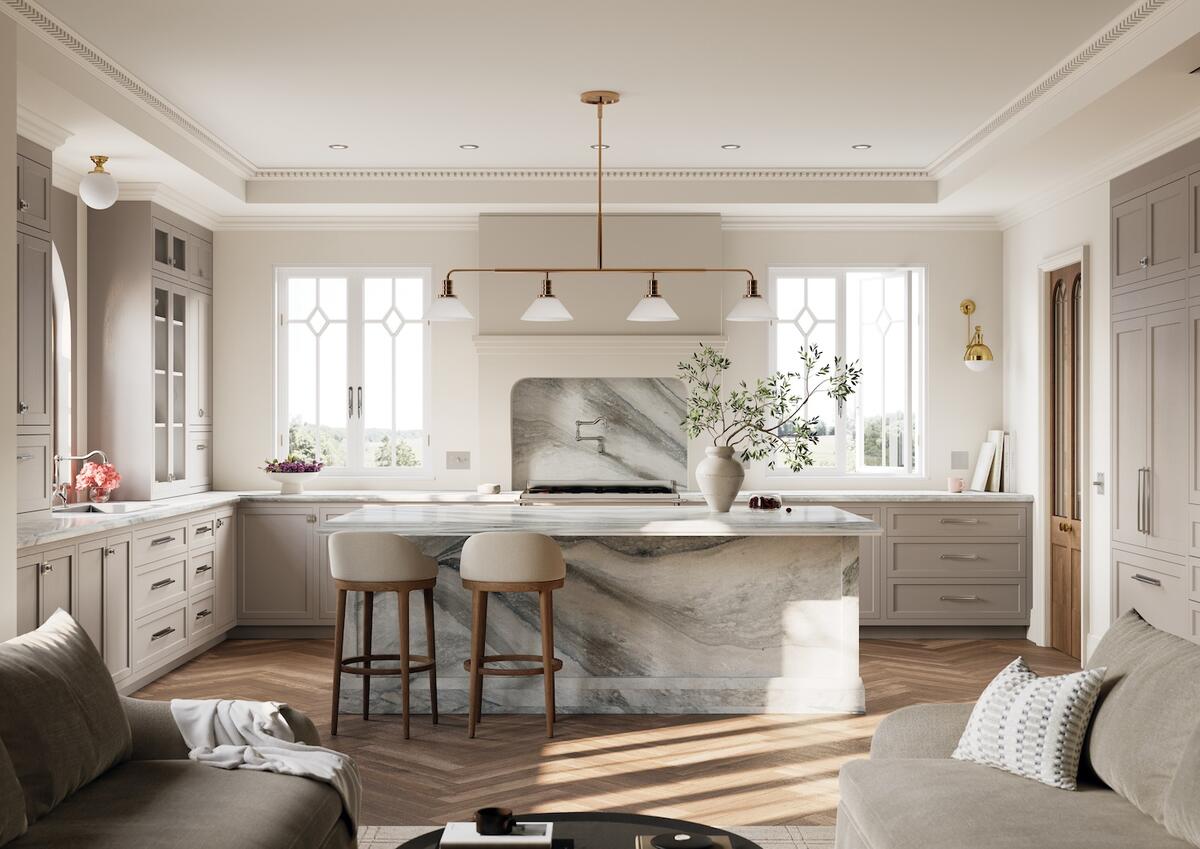 RH’s latest sourcebook, new looks from Cambria, Pindler, Clé Tile and more