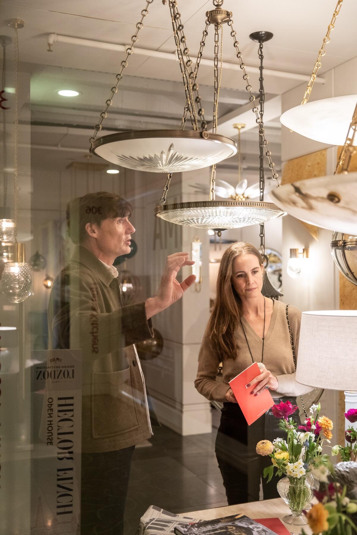 Attendees visited the Hector Finch showroom during this year's edition of Design Destination London