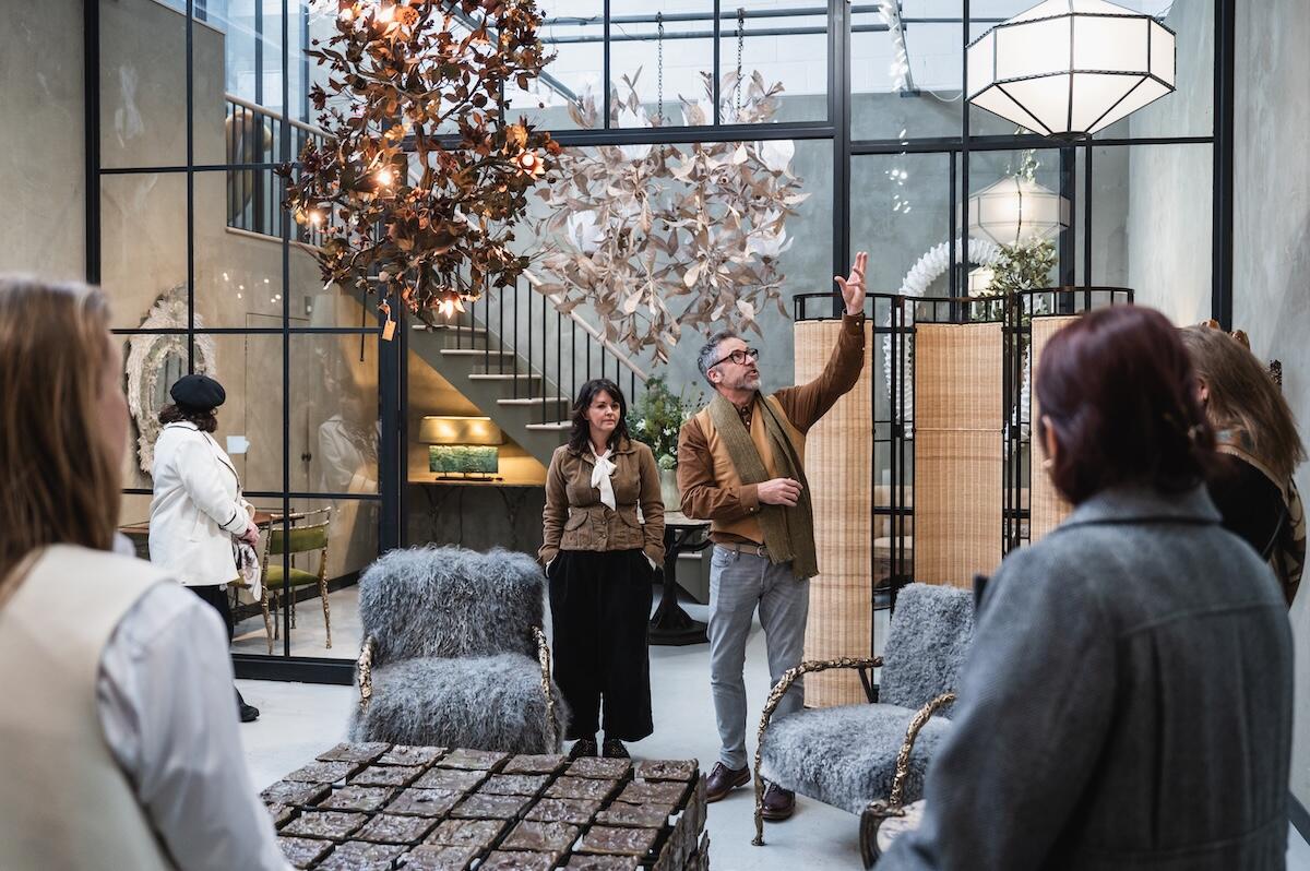 Inside the Cox London showroom in London during last year's edition of Design Destination London