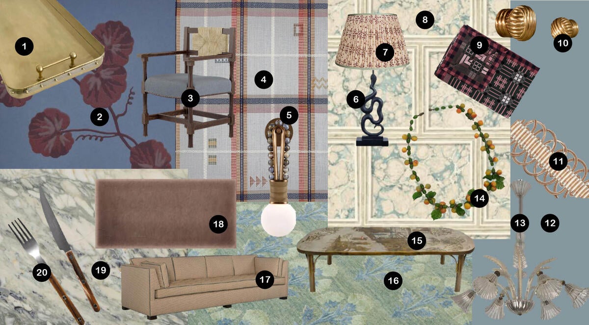 Louise Copeland’s enchanting layers of lacy trim, enameled tabletops and silken lampshades