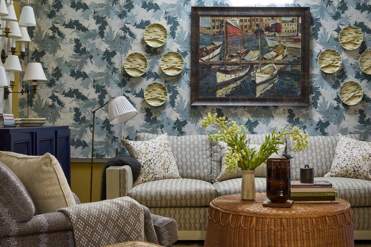 This Michigan-based watercolor artist is a designer favorite for botanical textiles