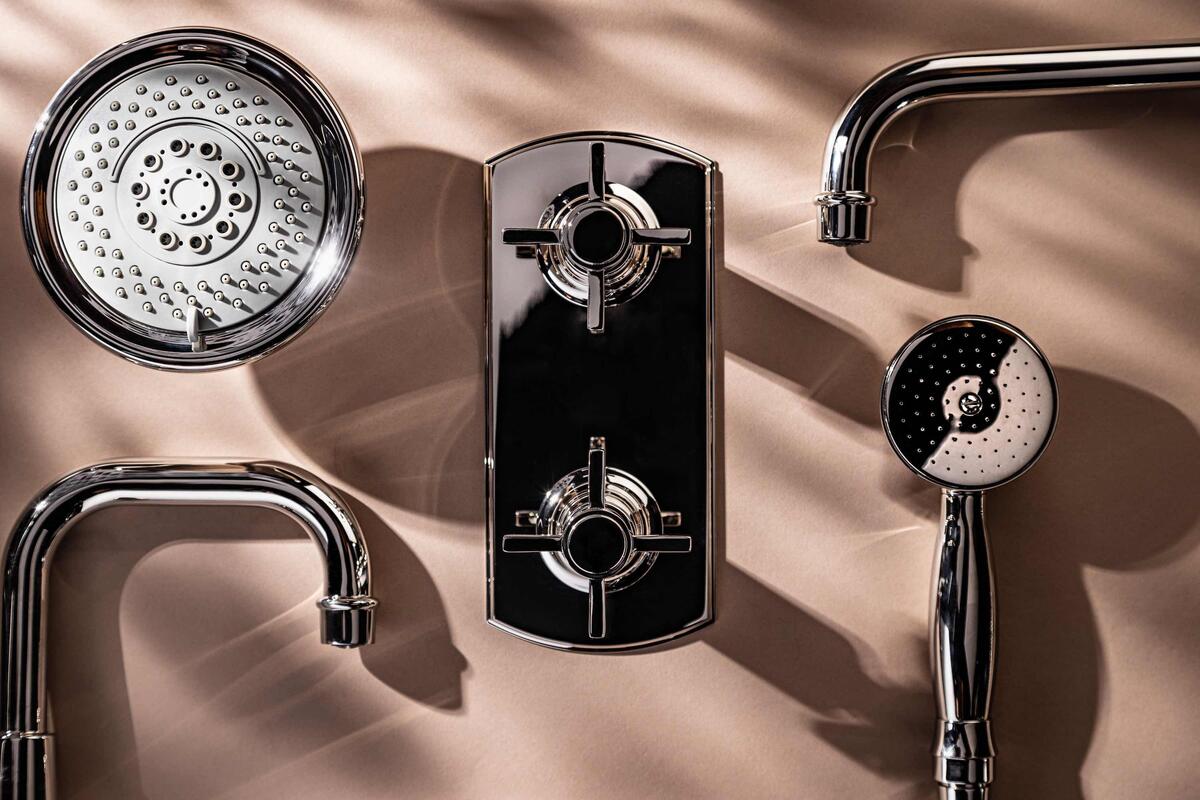 Fireclay Tile debuts in the bath category with colorful ceramic handles