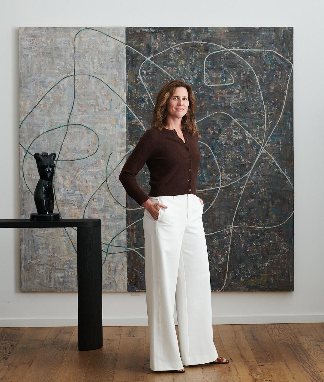 Jess Cooney’s material-minded medley of handblown glass, hammered metal and Tuxedo quartzite