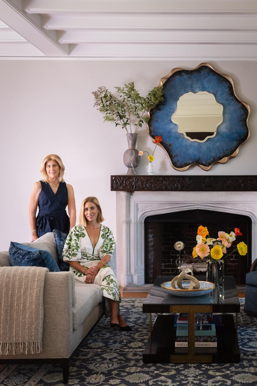 Hayward Design House’s color-rich mix of mottled velvet, jute ball cord and recycled glass