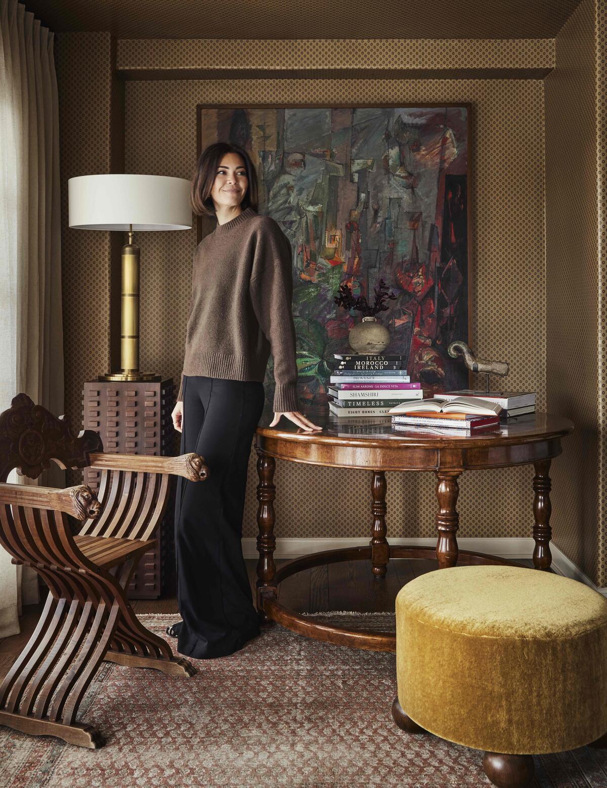 Alex Azat embraces a new beginning in Altadena with copper, silk and brass