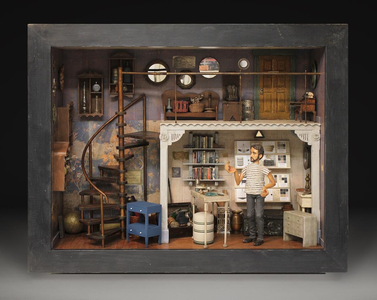 This High Point–famous artist makes motion-activated miniatures