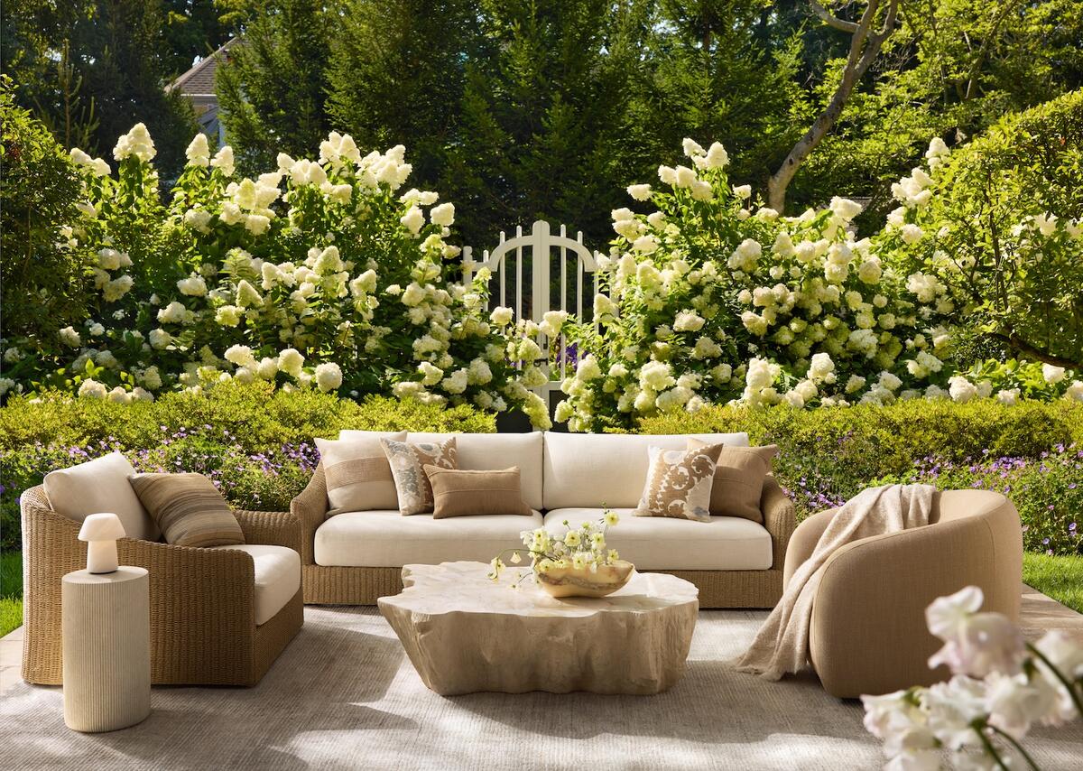 Sunny new looks from Arhaus, Eskayel, Phillip Jeffries and more
