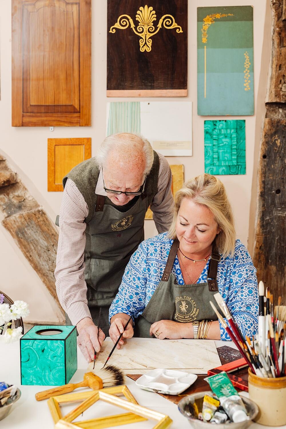 These highly trained decorative painters are passing down their skills to future generations