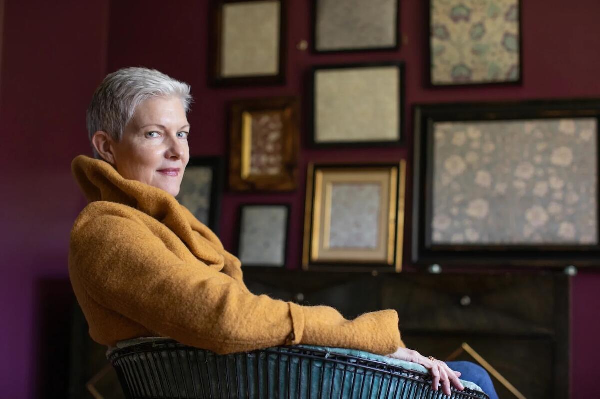 This artist reimagines early-20th-century motifs as painterly wallcoverings