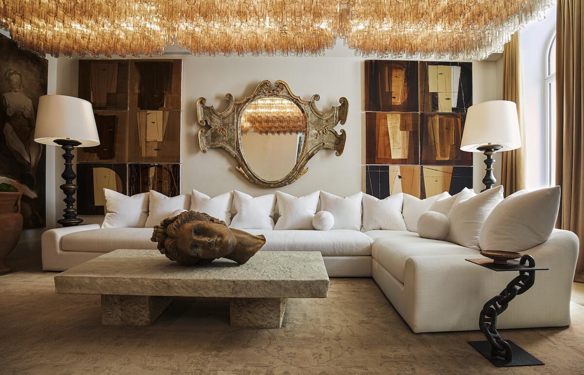 A scene from RH Milan, the Gallery on Corso Venezia