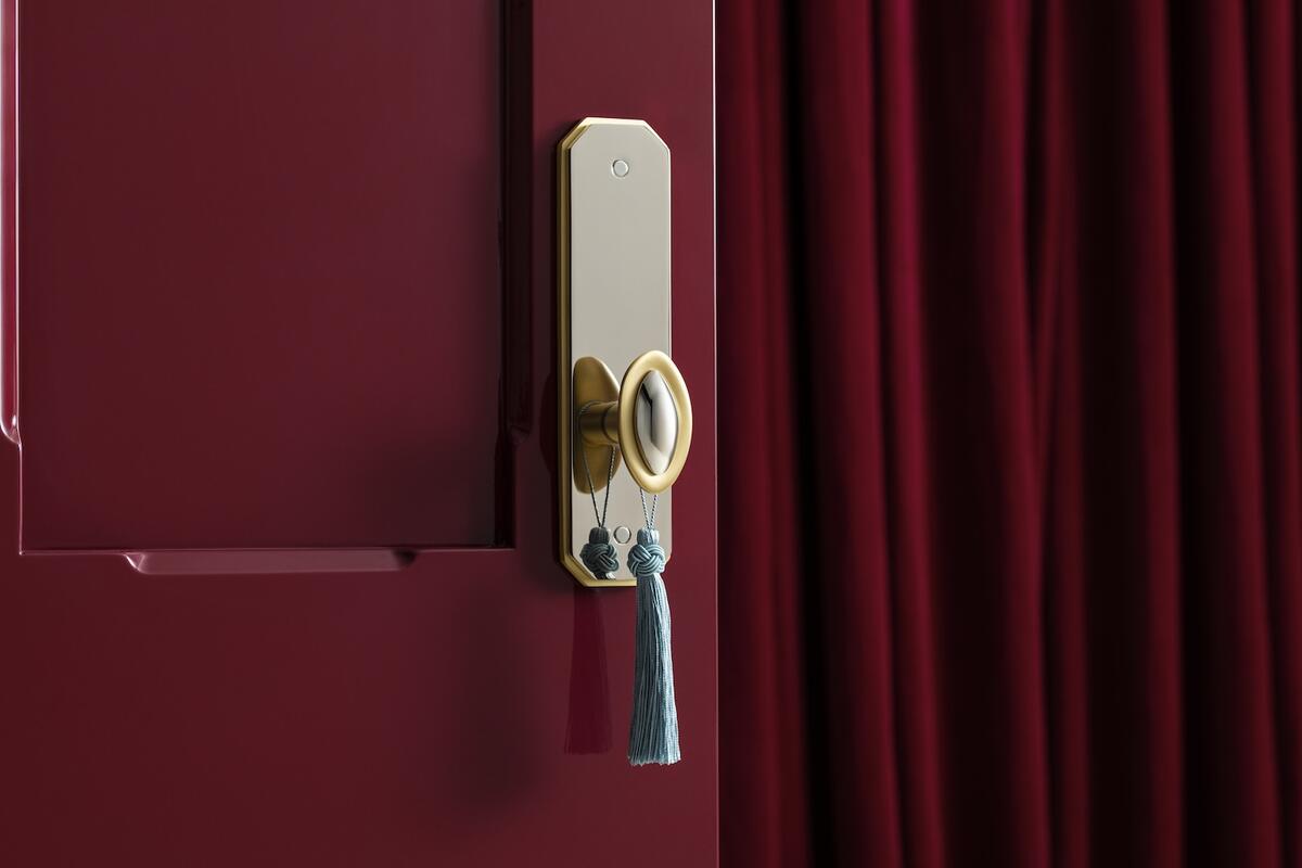 Lo & Co’s Duet Passage Privacy in Brass by Smac Studio 