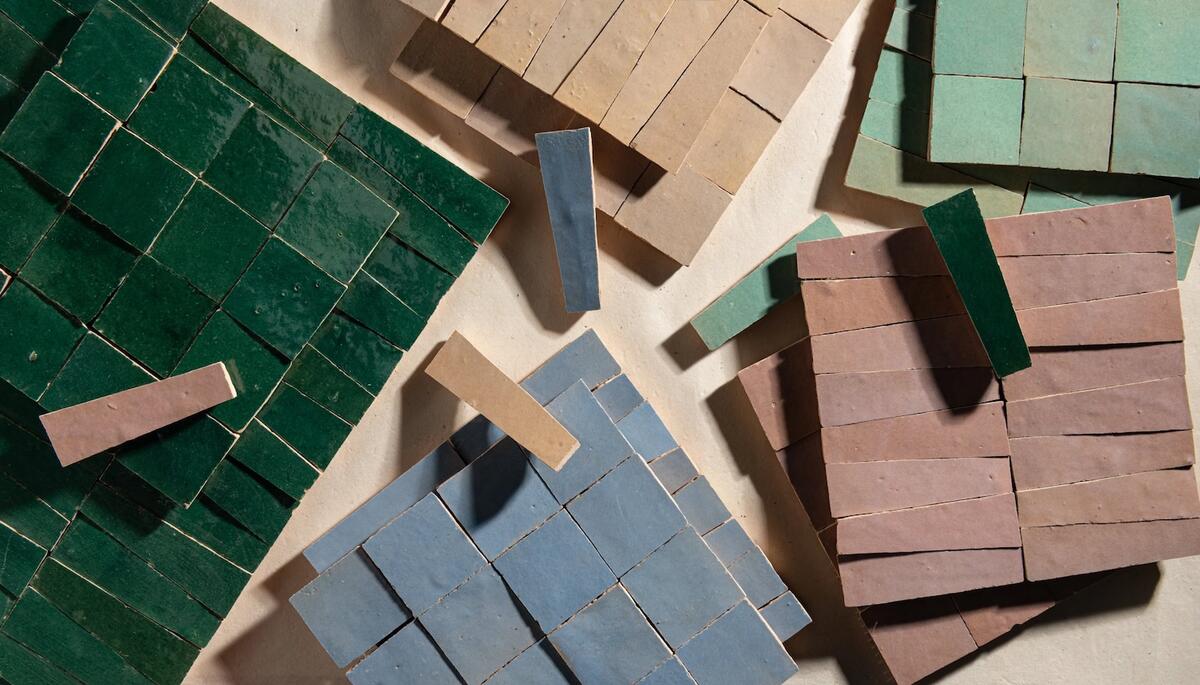 Selections from Riad Tile’s Zellige Mosaics collection
