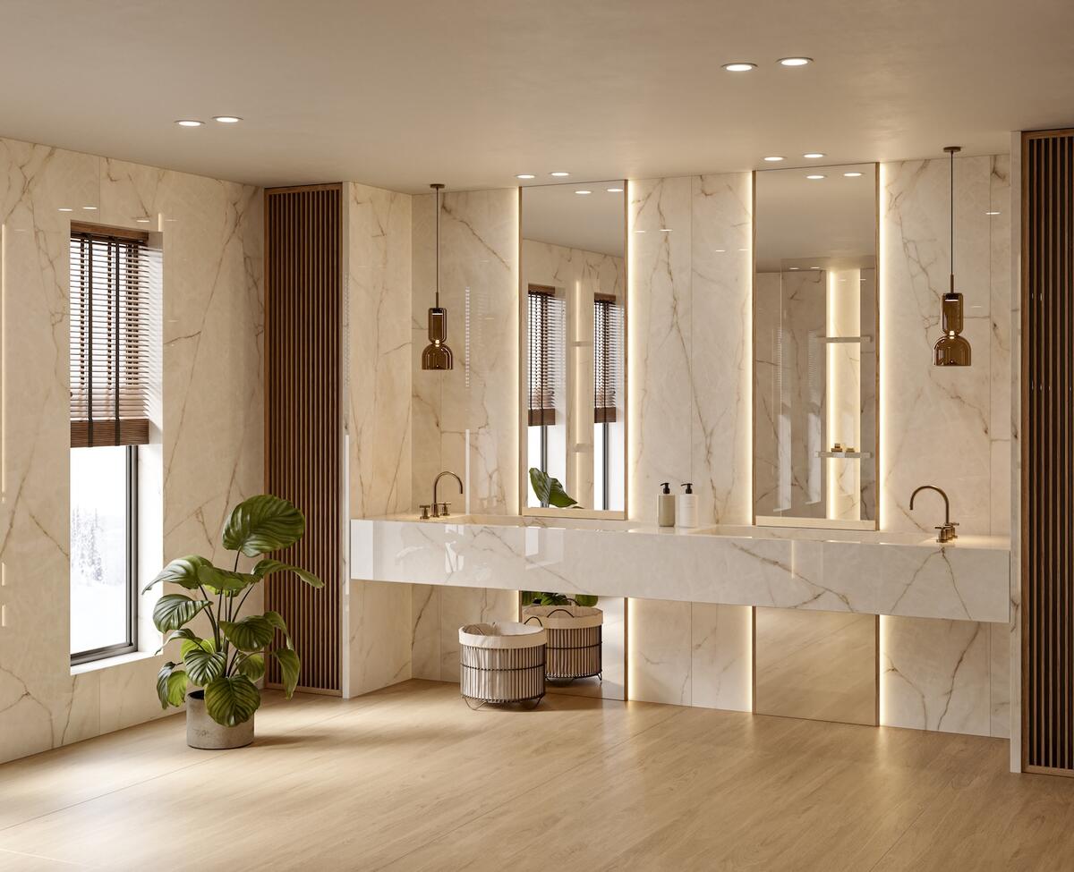 Cosentino’s Dekton Artik Nodes surface in Borealis 