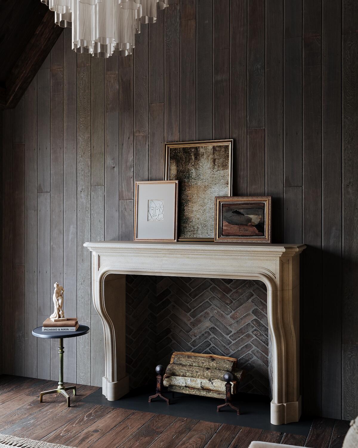 The Serein mantel by Chesneys
