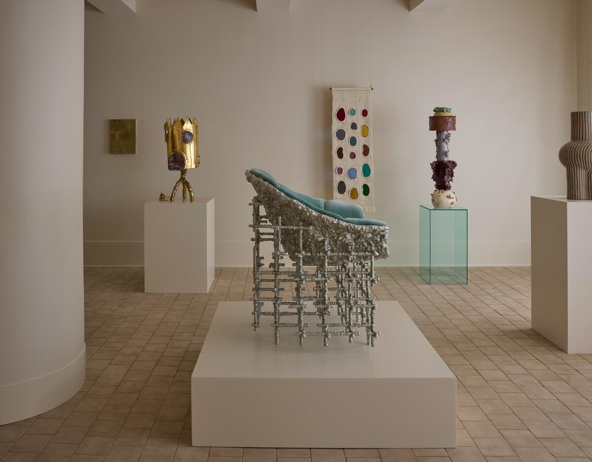 “Homecoming” features the work of 14 artists with Midwestern roots and spans a number of mediums