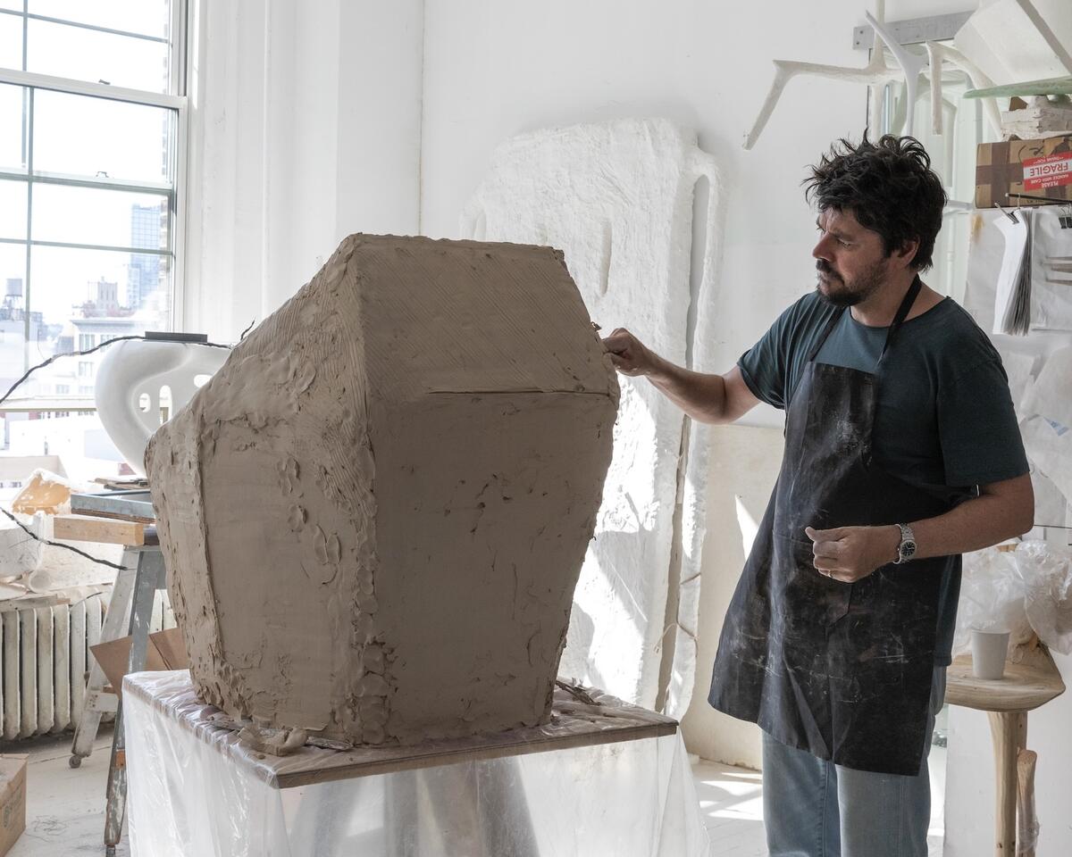 Material exploration and craft drive this New York sculptor’s experimental furniture