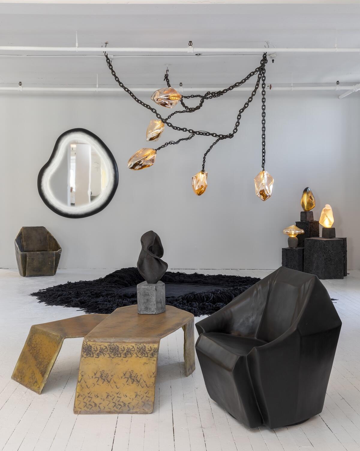 Material exploration and craft drive this New York sculptor’s experimental furniture