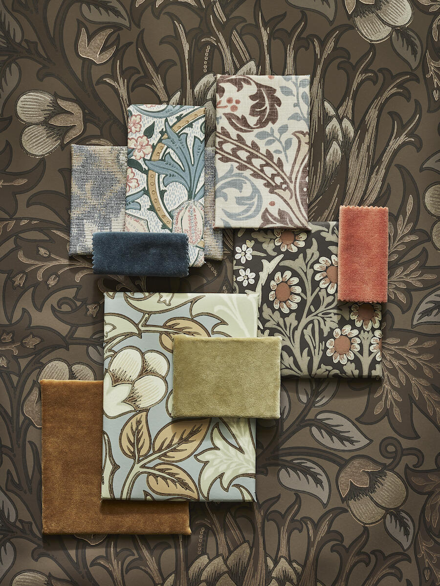Intense colors plus impeccable craft make Morris & Co. the modern choice