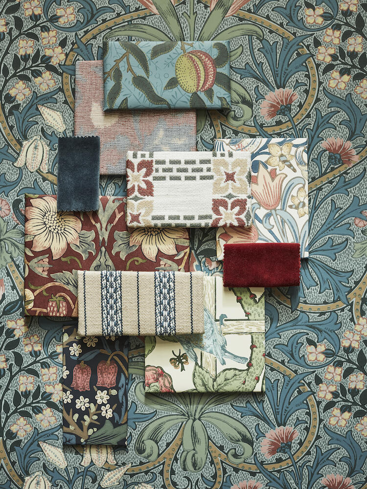 Intense colors plus impeccable craft make Morris & Co. the modern choice