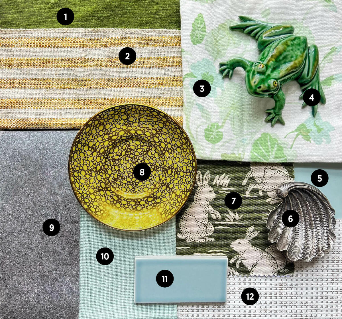 A flat lay by Leslie Banker
