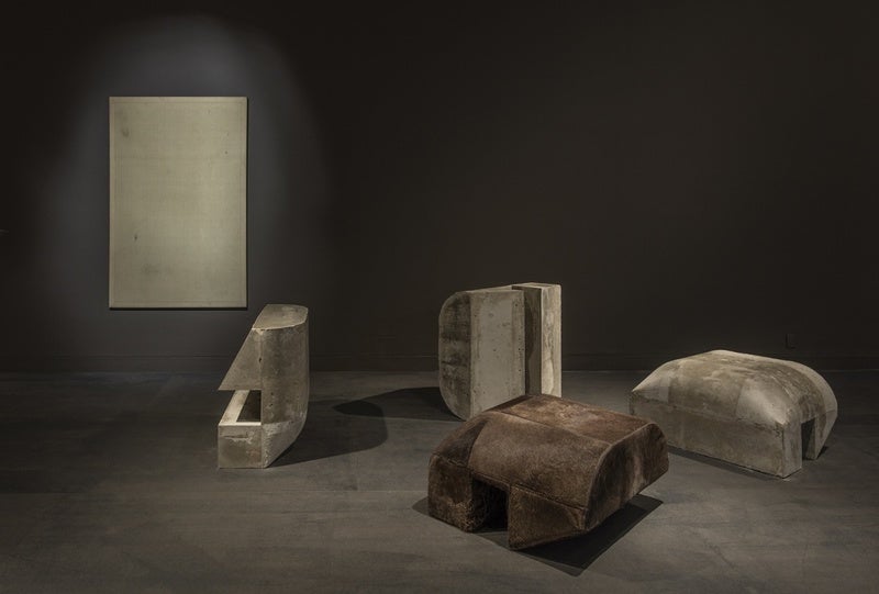 Rick Owens furniture is on view at MOCA