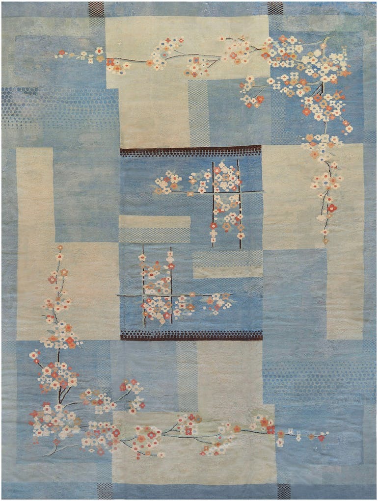 Early 20th Century Chinese Deco Rug