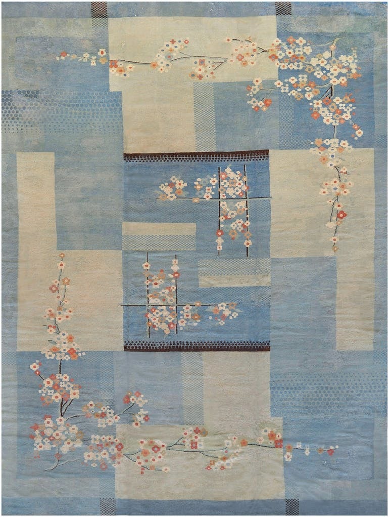 Early 20th Century Chinese Deco Rug