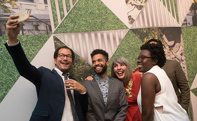 Last year's National Design Awards Gala; this year's will be celebrated October 19 at the museum's Arthur Ross Terrace and Garden 