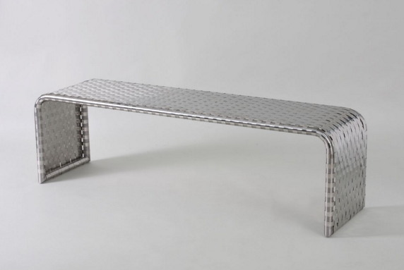 Bench by designer Nicolas Aubagnac; courtesy André Rives