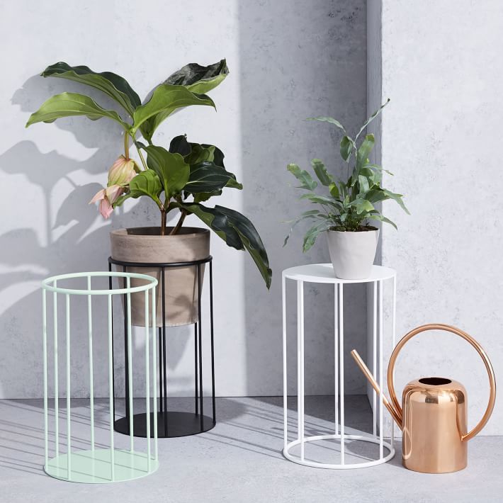 Designer Eric Trine's Column Pedestal Planter Holders